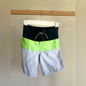 5T Janie & jack boys swim suit. Blue & green